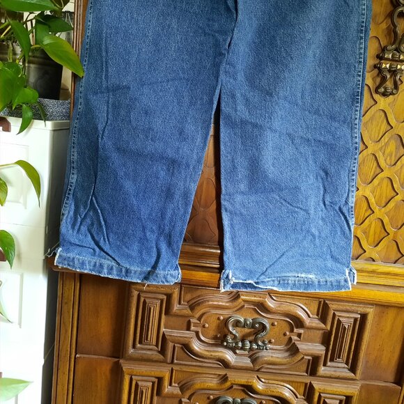 Vintage JNCO 179 Pipes Skater Jeans DG Wide Leg Distressed USA J Crown - 32x32 - Picture 8 of 15